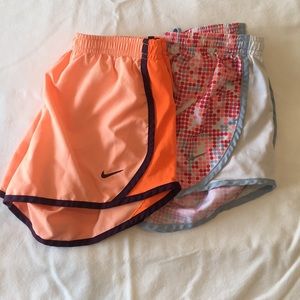 2 Medium Girls Nike Dri-Fit Shorts